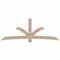 Ekena Millwork Davenport Smooth Timber Gable Bracket, Douglas Fir, 108"W x 40"H x 3 1/2"D x 5 1/2"F, 9/12 Pitch GBW108X40X0406DAV00SDF - alternate 1